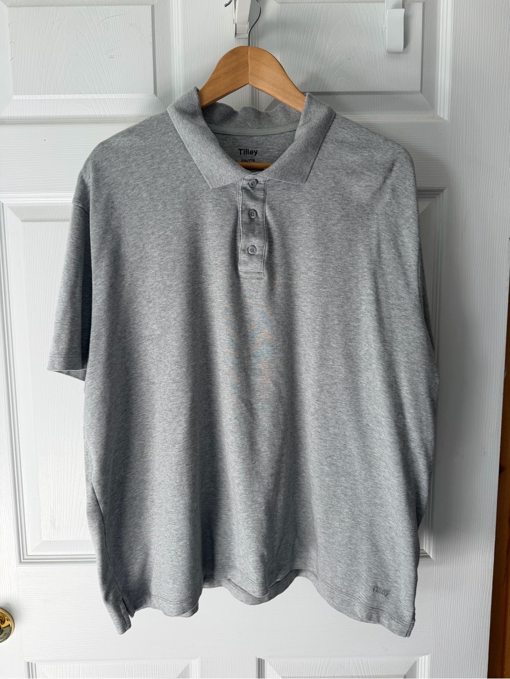 Tilley Men's Heather Gray Short-Sleeve Polo